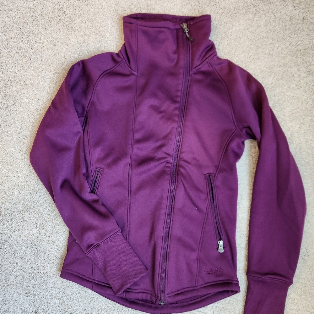 Cowl Neck Zip Up